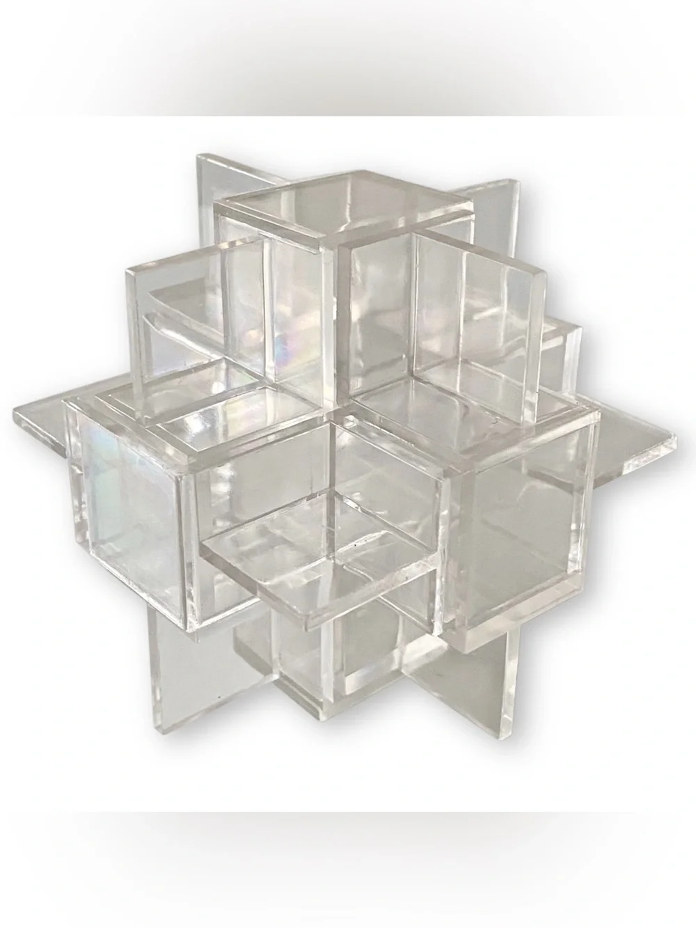 Reiss Games Vintage 313 Torment Set of 2 Acrylic Interlocking Brainteaser Puzzle